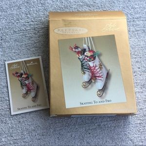 Skating to and fro Hallmark ornament